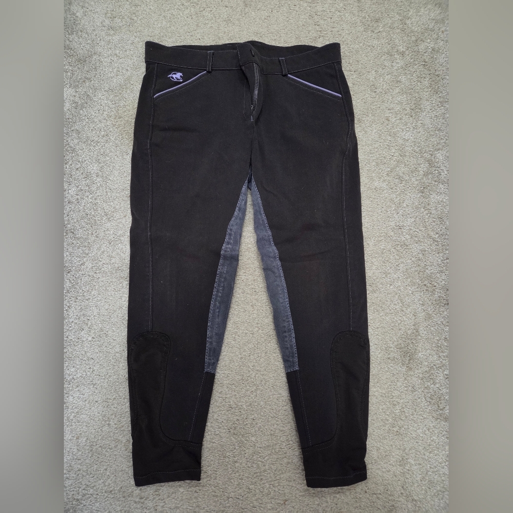 Piper Purple/gray Fullseat Breeches
